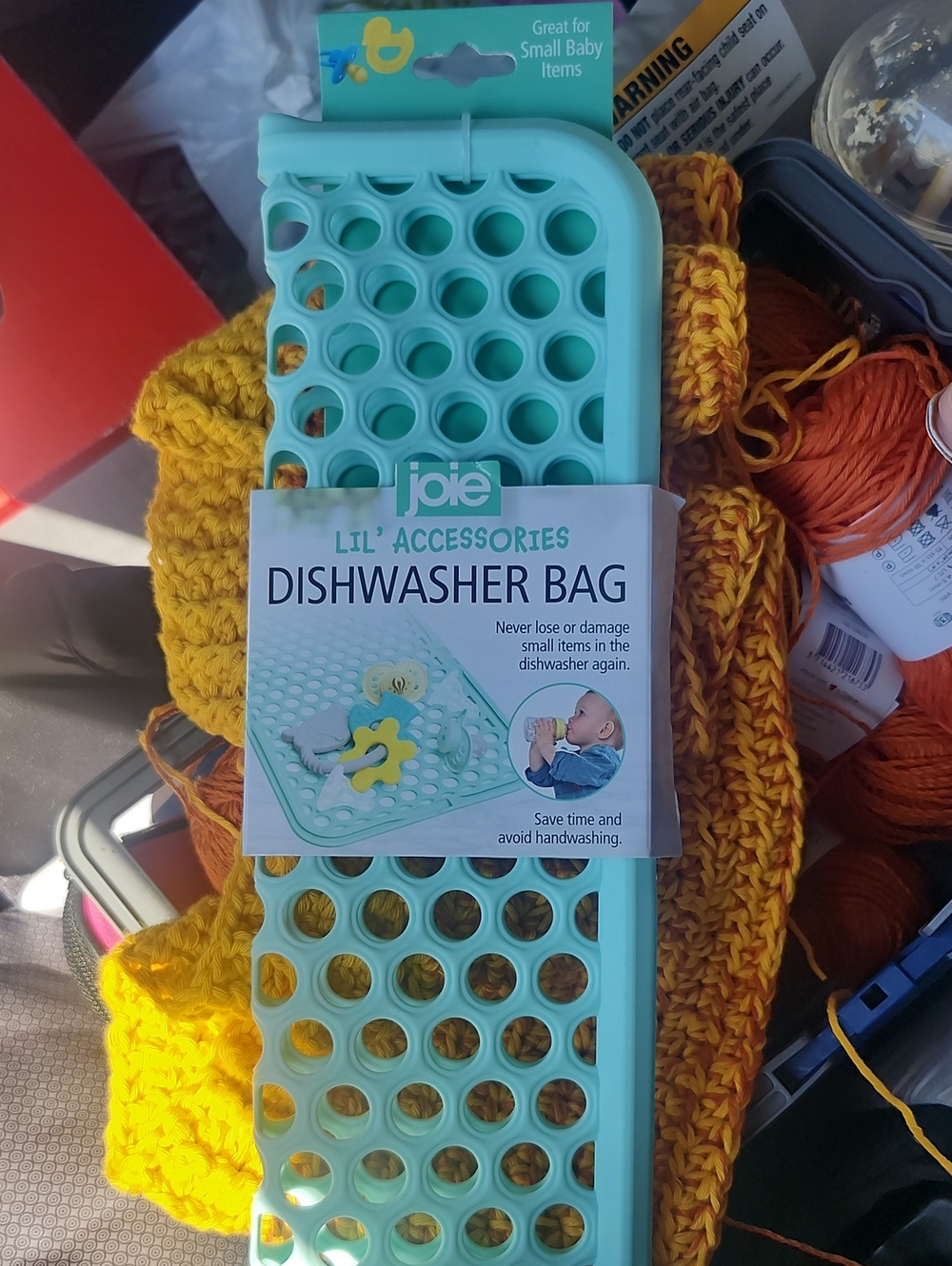 Joie Lil' Accessories Dishwasher Bag in aqua
